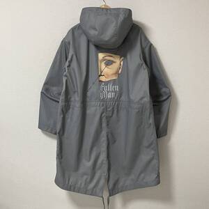 2020AW UNDERCOVER 蜘蛛巣城 刺繍 バックプリント 3WAY モッズコート グレー 2サイズ アンダーカバー フーディ archive 4100192