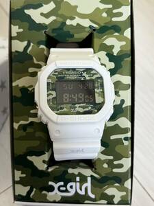 X-GIRL × G-SHOCK DW-5600 新品未使用 迷彩 カモ スピードモデル CASIO Gショック BABY-G 別注 エックスガール xlarge bape