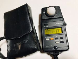 MINOLTA AUTO METER Ⅲ ミノルタ オートメーター 露出計 通電可能 動作未確認 ジャンク扱い