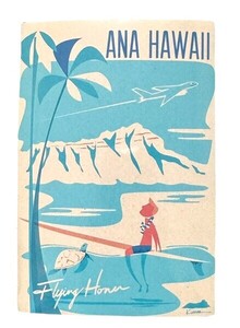 ANA ニックカッチャー コラボ ステッカー 中 ハワイ Nick Kuchar HAWAII STICKER 全日空 航空機 フライングホヌ 旅行 FLYING HONU シール