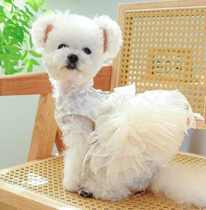 ペット服 ワンピース 春夏 犬の服 猫の服 ペットドレス ペットウェア Ｔシャツ スカート 小型犬 中型犬 洋服 ファッション 人気　X545