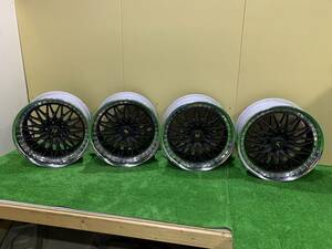 （SS007)　美品 WORK VS XV 19インチ 10.5J+40Oディスク　9.5J+35Lディスク 5H　PCD120　4本