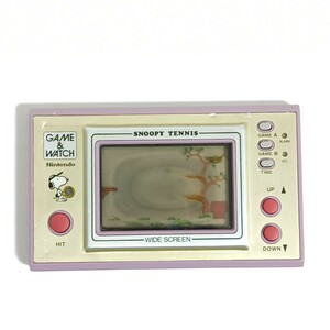 【 Nintendo 】ニンテンドー　ゲーム&ウォッチ　スヌーピーテニス　GAME & WATCH　SNOOPY TENNIS　昭和レトロ　ゲーム　任天堂　(SK)