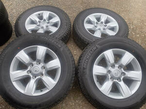 ■ トヨタ ランドクルーザープラド 純正 17インチホイール 7.5J OFFSET25 6-139.7 ミシュラン LATITUDE TOUR 265/65R17 