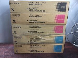 ◆04035) 未使用トナーカートリッジCT200255 、CT2002562個、CT200257 2個XEROX DocuPrint C2424 C2425 C2426用