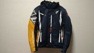 【美品】WM HYOD ST-W BACK-iD D3O PARKA NAVY/ORANGE ヒョウドウ ウィンター ジャケット パーカー STJ538D7140WM ライダース