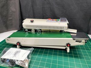 ◆ 【店頭引取限定品】 通電確認済 Hanchen 業務用シーラー FR-900 全自動シール機 12m/min アルミホイル ビニール袋 純銅の印字ホイール