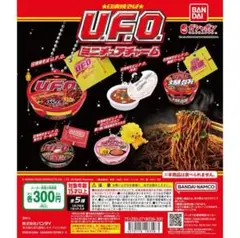 日清焼きそばUFO ミニチュアチャーム５種コンプリートセット