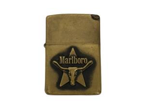 zippo (ジッポー) 1993年製 Marlboro マルボロ ロングホーン スター オイルライター ゴールド 雑貨/104