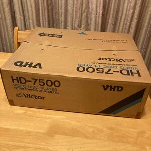Victor HD-7500 ビデオディスクプレーヤー VHD 現状品 買取品 詳細不明 通電確認済み ジャンク扱い