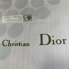 Christian Dior Green Polka Dots SCARF