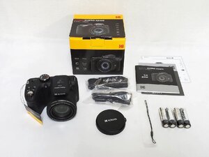 ▽Kodak コダック AZ405 40倍光学ズームデジタルカメラ （単三型アルカリ電池4本使用） ブラック 未使用保管品▽010502