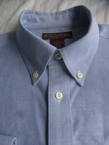 BROOKS BROTHERS ブルックスブラザーズ スーピマコットンコットンオックス素材　ボタンダウンシャツ　サイズ ボーイズサイズ 20 ブルー