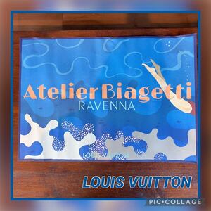 ★未使用！だけどちょっと訳あり★LOUIS VUITTON Poster of Atelier Biagetti インテリアポスター ルイヴィトン 海