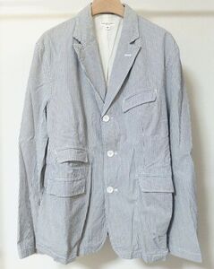 Engineered Garments エンジニアードガーメンツ Andover Jacket Seersucker St. シアサッカー ストライプ アンドーバー ジャケット M