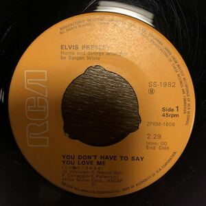 Elvis Presley この胸のときめきを / You Don