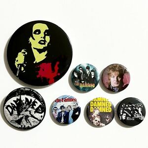 ☆新品☆The Damned ザ・ダムド パンク バッジ(検)666 ライダース セディショナリーズ Sex Pistols セックス・ピストルズ The Clash #5