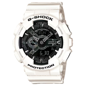 腕時計 カシオ GSHOCK GA-110GW-7AJF メンズ クロノグラフ ワールドタイム ホワイト 新品未使用 正規品 送料無料