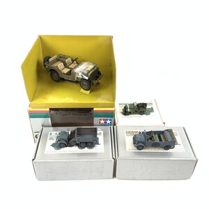 TAMIYA タミヤ 1/20 ウィルスMBスラットグリル クラシックジープ他 ミニカー まとめ売り 4台セット＊現状品