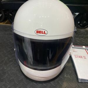 値下げ！新品　BELL STAR2 ベル　スター2 ホワイト　Ｌ　復刻 族ヘル フルフェイス　ベルスターⅡ　正規　族ヘル　旧車　Z　CB KH　FX　XJ