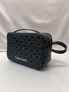 20240703【CALVIN KLEIN】カルバンクライン バッグ ショルダーバッグ レザー 肩掛け ブラック 総柄K60K607449-0GX