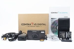 【元箱付き・希少】 CONTAX コンタックス TVS DIGITAL ブラック コンパクト デジタルカメラ コンデジ #1124