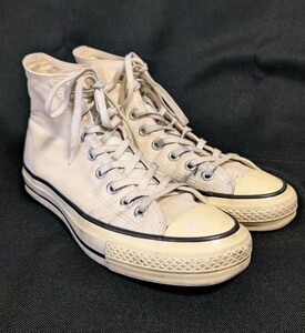 CONVERSE コンバース オールスター ALL STAR HI 日本製 スニーカー ハイカット キャンバス ホワイト 白 us6.5 