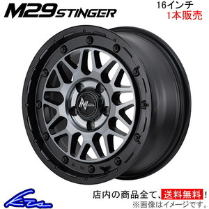 MID ナイトロパワー M29スティンガー 1本販売 ホイール CR-V【16×7J 5-114 INSET40 セミグロス】RE系 NITRO POWER M29 STINGER アルミ