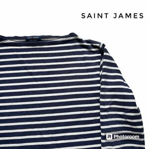 SAINT JAMES｜セントジェームス　ボートネックカットソー ボーダー