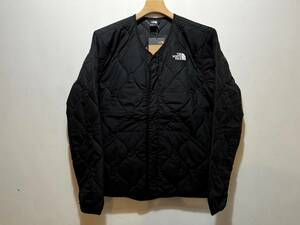 新品 正規品 USA限定 日本未発売 The North Face ノースフェイス US-M キルティング ノーカラー ジャケット ブラック