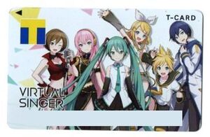 Tカード　ボーカロイド　バーチャル・シンガー　初音ミク　ボーカロイド　新品