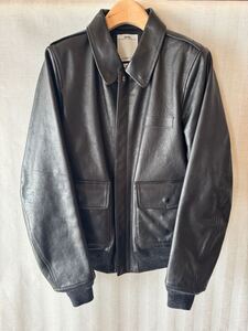 希少/visvim/ビズビム ELMENDORF JKT IT (VEGGIE) レザージャケット シリアル入 サイズ１　BLACK　黒　ブラック　美品　ICT