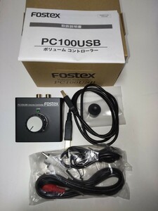 FOSTEX ボリュームコントローラー USB DAC オーディオインターフェース USBサウンドカード 中古動作品