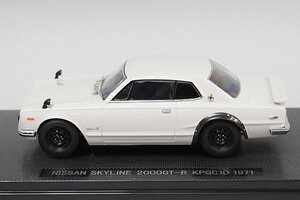 EBBRO エブロ 1/43 NISSAN 日産 スカイライン 2000 GT-R KPGC10 1971 ホワイト 44026