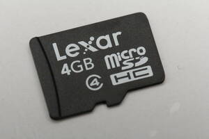 4GB microSDHCカード Lexar