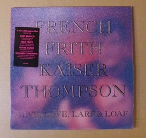 FRENCH, FRITH, KAISER, THOMPSON「LIVE, LOVE, LARF & LOAF」北米流通RHINO ステッカー有シュリンク美品