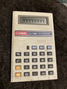 70-80sビンテージCASIOカシオ電卓LC-798c/昭和レトロミッドセンチュリーアメリカントリー西海岸サーフカリフォルニア世田谷ベースヌーピー