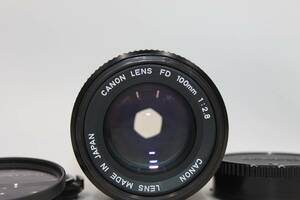 実用品 Canon NEW FD 100mm F2.8 レンズフィルター他付き #OP1344