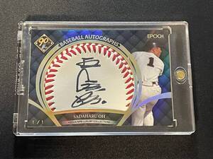 ※1of1※ 王貞治（Sadaharu Oh）【エポック EPOCH 2024 NPB LUXURY COLLECTION】1/1 ブラック サイン オート | 読売ジャイアンツ Auto