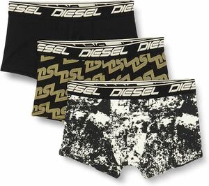 残りわずか　DIESEL 3枚セット ボクサーパンツ ボクサーブリーフ ローライズボクサー アンダーウェア 下着　M ディーゼル　カモフラ