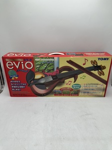 D0183 未使用品 TOMY 電子バイオリン おもちゃ evio エヴィオ ヴァイオリン 楽器