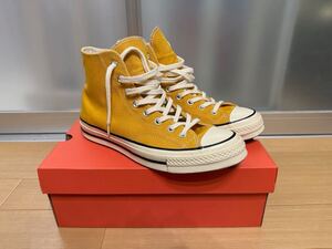 【正規品】CONVERSE ct70 chuck 70 HI チャックテイラー サンフラワー 廃盤カラー US8 26.5cm NIKE 日本未発売モデル