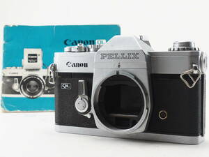 ★訳あり実用品★ キャノン CANON PELLIX ボディ 説明書つき ★シャッターOK！ #TA3853