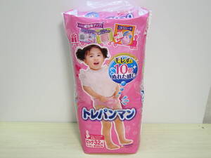 【パンツ ビッグサイズ】トレパンマン女の子 トイレトレーニング用 (12~22kg)32枚 