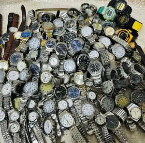 163点SEIKO CITIZEN CASIO セイコー シチズンカシオ その他海外ブランド等大量セットジャンク腕時計まとめ