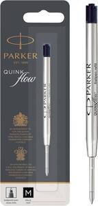 ブラック 油性 1本入り M 中字 ボール径1.0mm PARKER パーカー クインクフロー ボールペン替え芯 ブラック 1本入