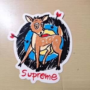 即決！Supreme 　バンビ　ステッカー