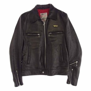 Lewis Leathers ルイスレザー DOMINATOR ドミネーター シープスキン シングル ライダース レザー ジャケット ブラック系 36【中古】