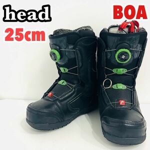 25cm head ヘッド　スノーボードブーツ BOA ボア　ダイヤル式　スノボ　ブーツ