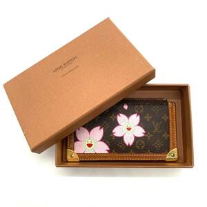 Louis Vuitton × Murakami Takashi Monogram Coin Case ルイヴィトン × 村上隆 モノグラム チェリーブロッサム ポシェット・クレ